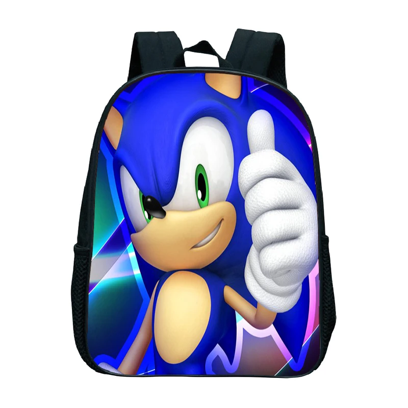 Детский Школьный рюкзак Sonic в стиле аниме для детского сада Детская сумка рюкзаки