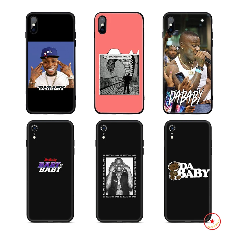 Daaby Rapper Мягкий силиконовый чехол для телефона iPhone 11 Pro Xs Max X или 10 8 7 6S Plus 5 5S SE Xr 6 Plus 7Plus 8 Plus