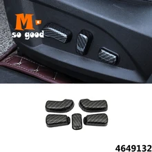 ABS Chrome For Renault Koleos Car Seat adjustment Switch Decoration Cover Trim Car interior styling accessories 2017 2018 ABS Chrome For Renault Koleos Car Seat adjustment Switch Decoration Cover Trim Car interior styling accessories 2017 2018