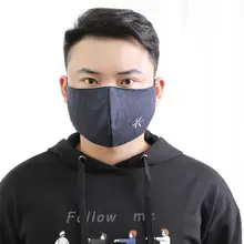 Противотуманная мужская хлопковая маска для лица против пыли, Дымчатая респиратор, фильтр 95AB