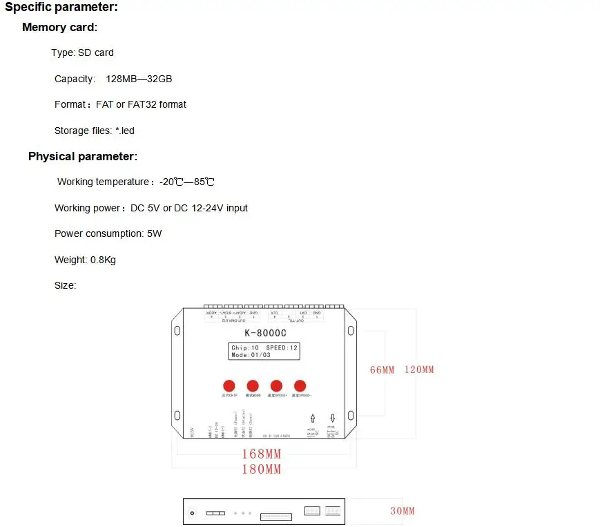 K-8000C LED controller-8