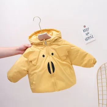 

Baby Down Jacket Short Thickened Coat 2020 Autumn Winter Out Top Boys Girls Baby Jackets Western Style Korean Version