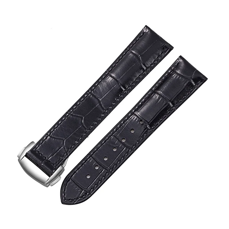 Высококачественный кожаный ремешок OT MEN G только для Omega De Ville/Aqua Terra/Speedmaster Men 18/19/20