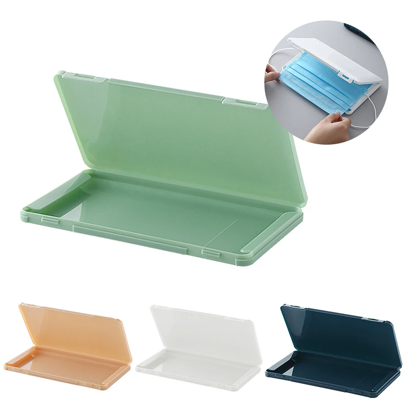 Mask Storage Box Mask Packaging Box Dustproof Portable Mask Case Face