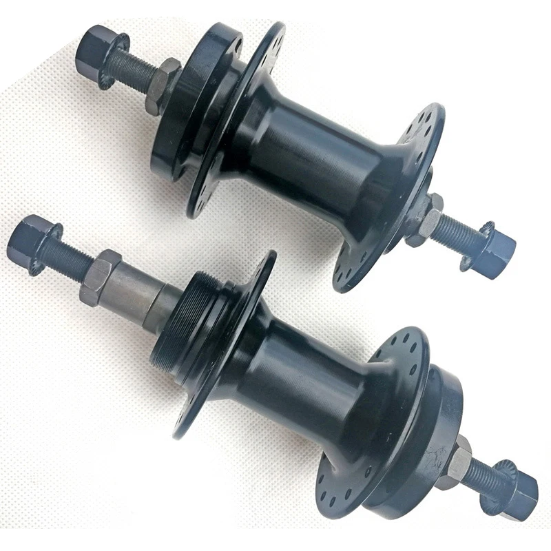 Bike Bicycle Front Lock Hub Disc Brakes Screw Bearing 32 Holes Quick