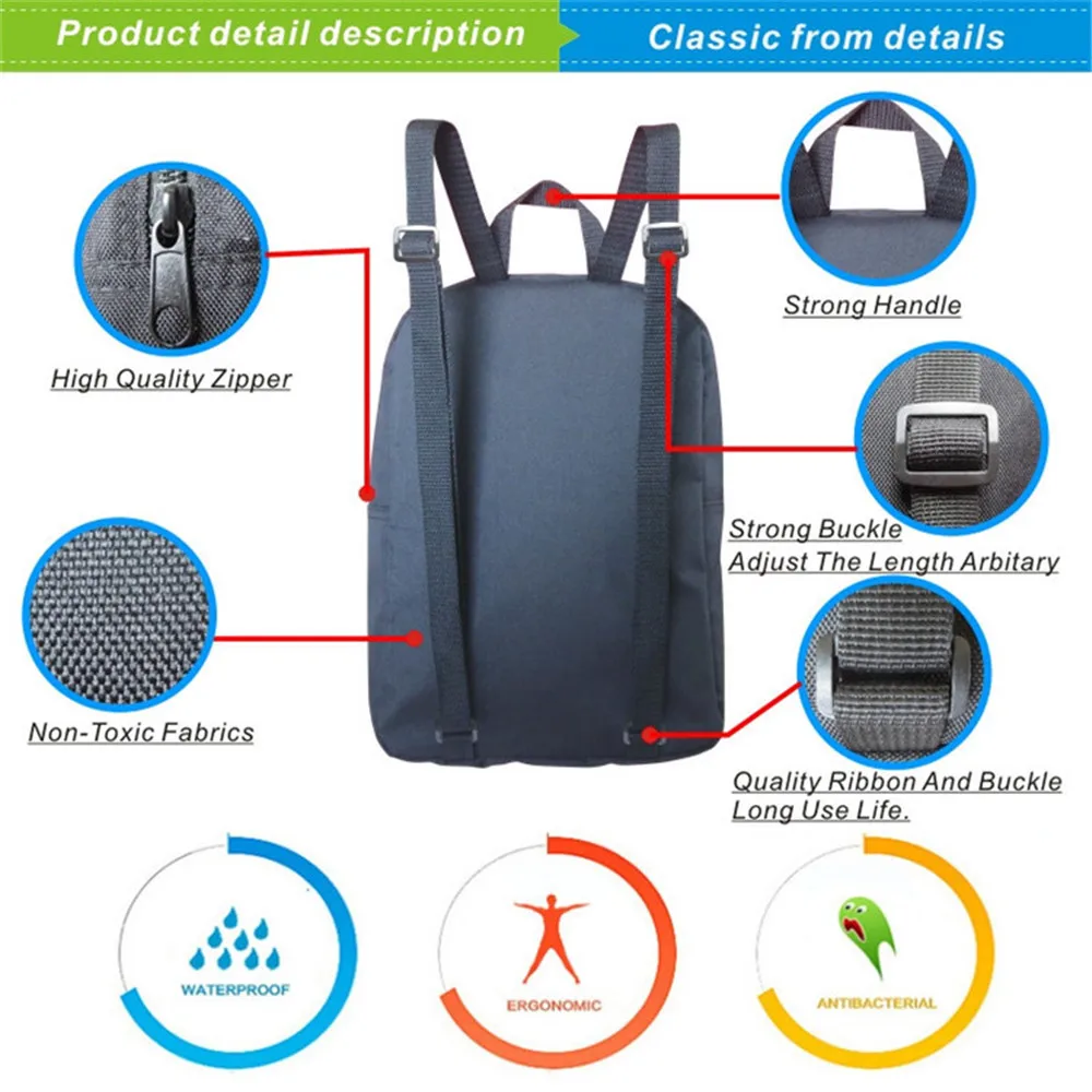Lil Peep Backpack Fashion Bags Design Children Bag Boys Girls Student Bookbag multifunction Travel Rucksack