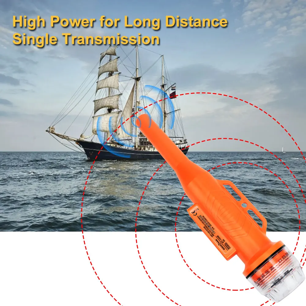 SOCOTRAN ST-109M Marine Boat Use Fishing Net Position Meter Send AIS Location with Antenna IPX7 Waterproof GPS Anti-lost Tracker