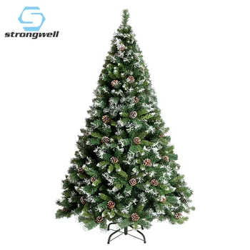 

Strongwell Encryption Falling Snow Pine Cone Green Tree Mini Artificial Christmas Tree Decorations Christmas Decoration For Home