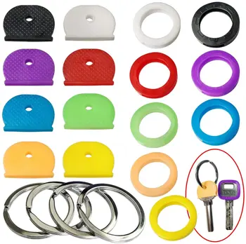 

Key Caps Covers Tags Color Coded Key Head Caps Label ID Key Coded Rings Identify Keys