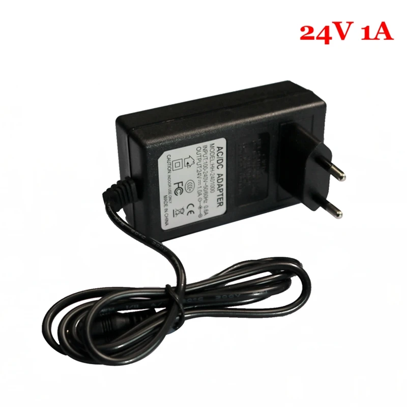Хорошее качество DC 24V источник питания AC 100/240V to 1A 2A 3A 4A 5A 6A трансформатор EU US