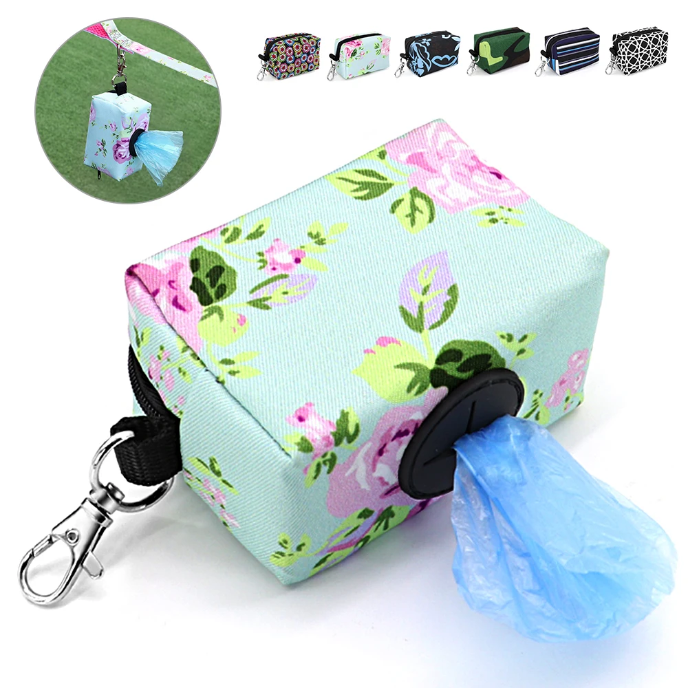 PortableDogPoopBagHolderPouchOutdoorDogWasteBagDispenserPet