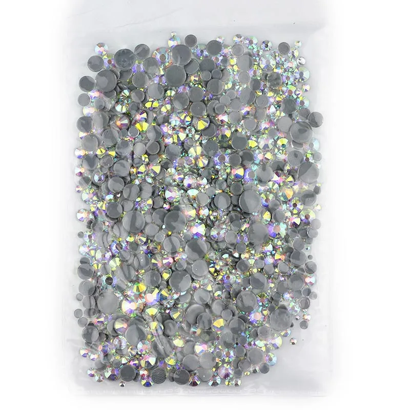 Все размеры высокое качество кристалл ab исправление стразы стекло Flatback железо на исправление стразы кристалл для свадебного платья одежда