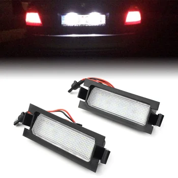 

For Hyundai I30 5D 2013-2014 & I30 CW GD 2012-2018 2Pcs 18SMD LED Auto License Number Plate Lights Lamps
