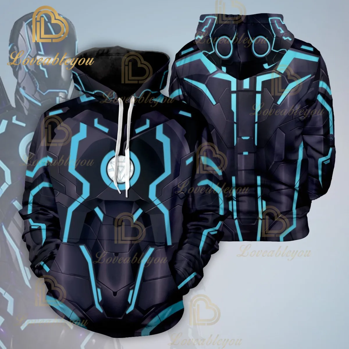 

The Avengers Sweatshirts Superhero Hoodie Jackets Men Women Top Coat Cosplay Costumes