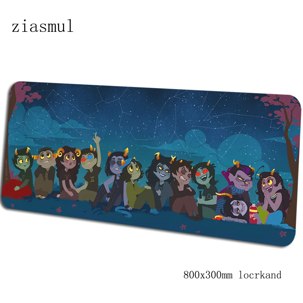 Homestuck коврик для мыши 80x30 см, популярные коврики для компьютерной мыши, игровые аксессуары для дома, коврик для мыши, клавиатура, игры, pc gamer - Цвет: pattern 2