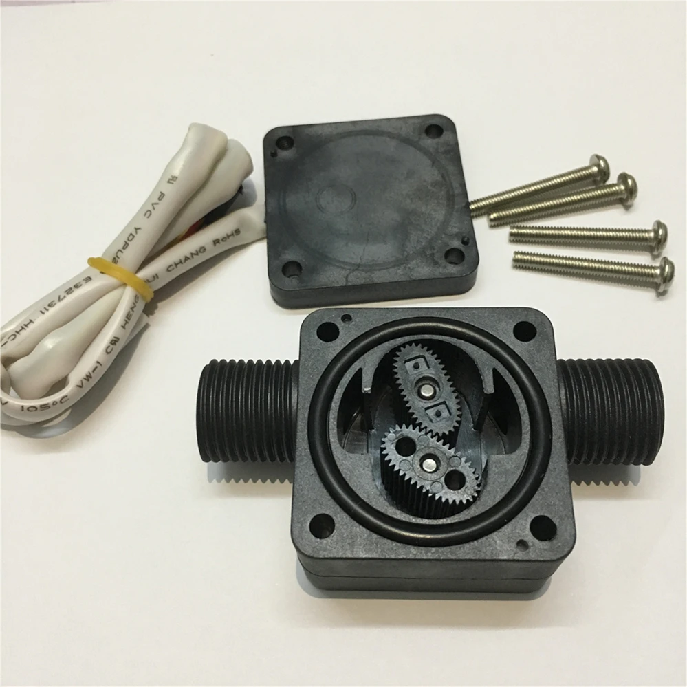 OF05ZAT diesel  gasoline solene gasolene benzine  petrol oil oval gear flow meter sensor (2)