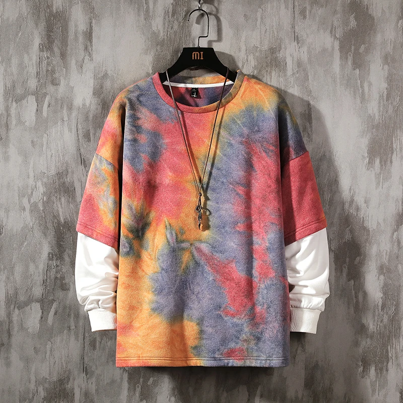 tie dye oversized sweatshirt
