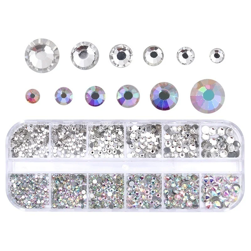 Manicure 12 Square Box Diamond Jewelry