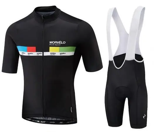 17 Morvelo Лето Велоспорт Джерси Bib набор горный велосипед одежда MTB велосипедная одежда для мужчин Велоспорт Набор - Цвет: 17