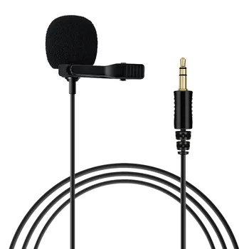 

Professional Microphone for Camera Portable Mini Stereo HiFi Sound Quality Condenser Microphones Clip Lapel Microphone