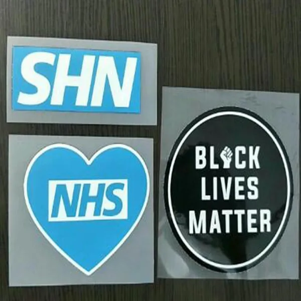 Black Lives Matter Badge New Soccer Patch SHN patch NHS Badge Accept Mix order Fan memorabilia. 