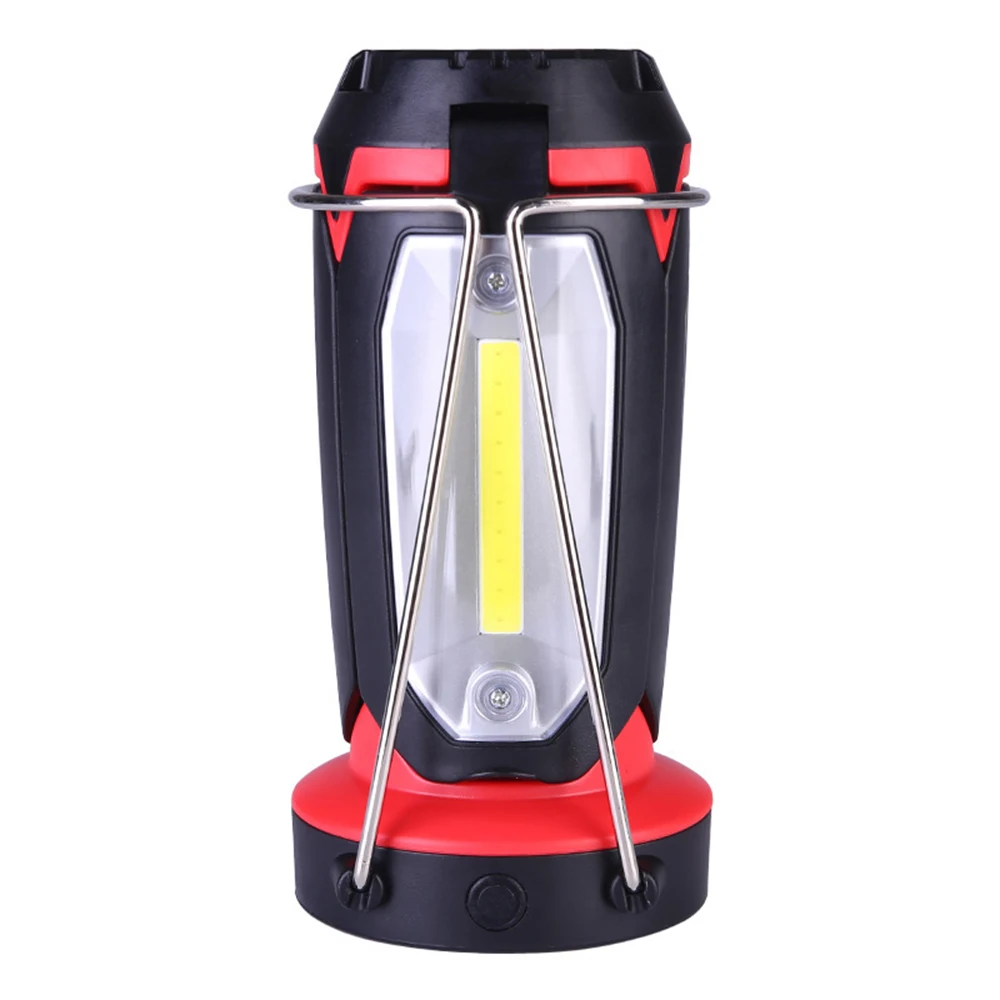 3 In 1 COB Multi-function Camping Lamp Outdoor USB Rechargeable Flashlight Portable Lantern Tent Safety Emergency Lighting Lamp - Цвет: B