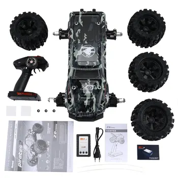 

New ZD RACING MT8 Pirates3 1/8 2.4G 90km/h Electric Brushless RC Racing Car OFF-Road Model Big Foot Monster Truck RTR/Car Frame