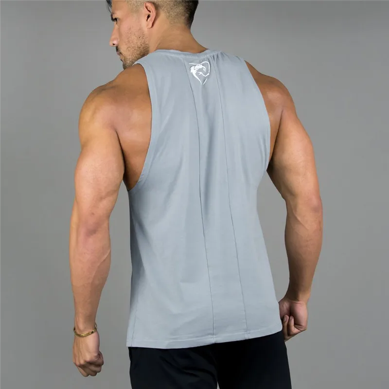 ALPHALETE новинка 2019 пляжная мода майка для тренажерного зала мужская хлопок без