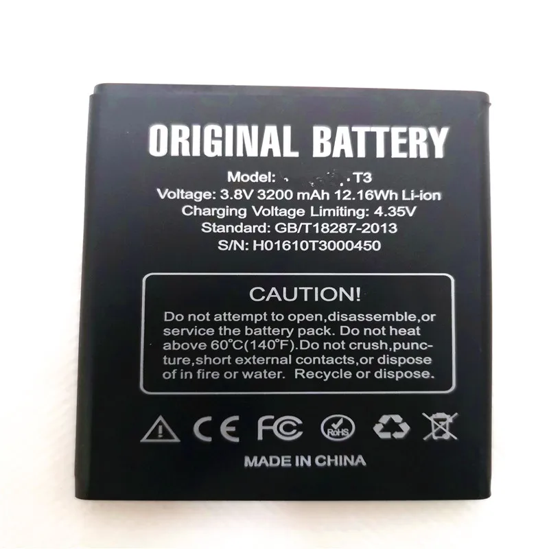 DOOGEE T3 Батарея Замена 3200mAh большой Ёмкость литий-ионный аккумулятор резервного копирования Батарея Для DOOGEE T3 телефон с подставка для телефона для подарка