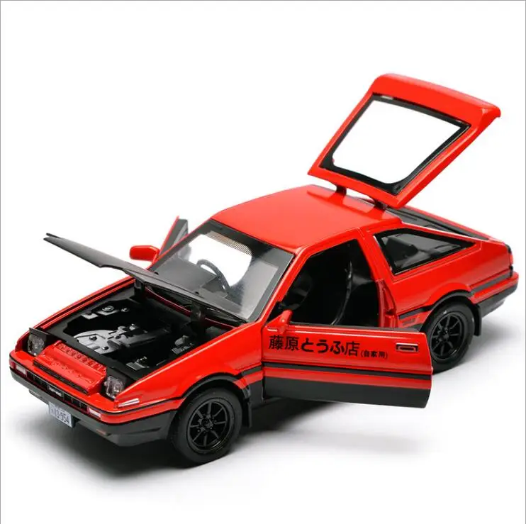 Модель автомобиля initial d ae86 из сплава и металла литая модель Inital игрушечные