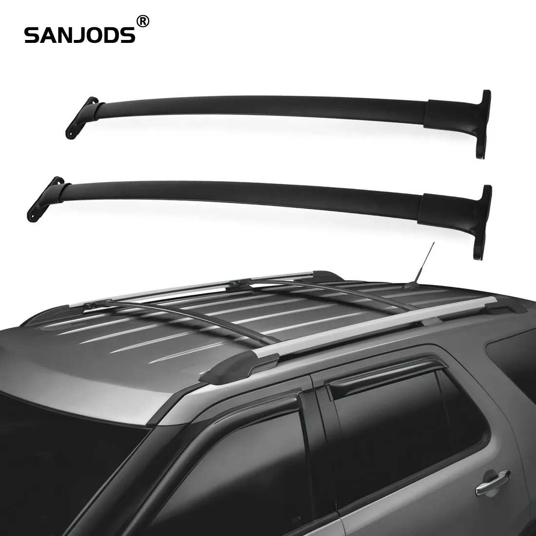 SANJODS багажник на крышу автомобиля перекладина подходит для 2017 2018 2019 2020 GMC Acadia