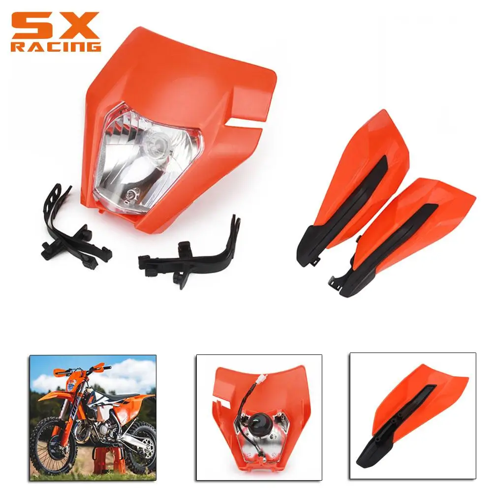 Мотоциклетная фара новая 2019 защита рук Защита для руля налобный фонарь KTM SX SXF XCW XCF