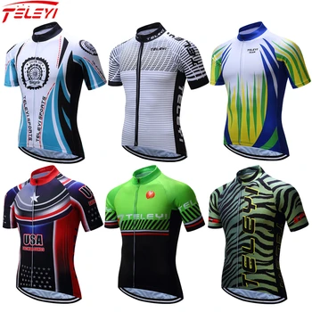 

2020 Pro Summer Cycling Jersey Breathable Mountain Bike Sportswear Short Sleeve Bicycle Clothes Cycling Clothing For Man