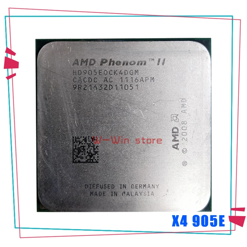 AMD Phenom II X4 905e 2 5 ГГц quad-core Процессор процессор 65 Вт HD905EOCK4DGM/HD905EOCK4DGI гнездо AM3 |