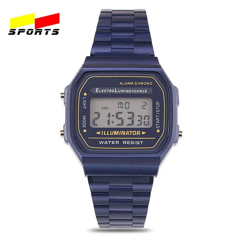 QW Sports Hot Sale Ladies Watches Stop Waterproof Digital Women OEM Sport Watch