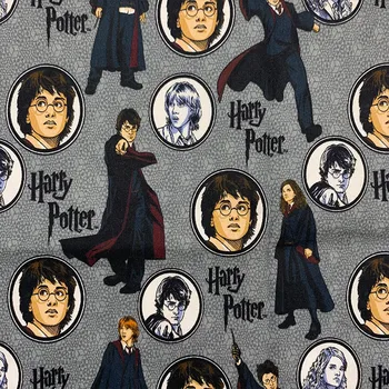 

Good Grey Cartoon Super Magician Digital Printing Cotton Fabric Children Fabric Sewing Material Patchwork Diy Man Shirt Clothes