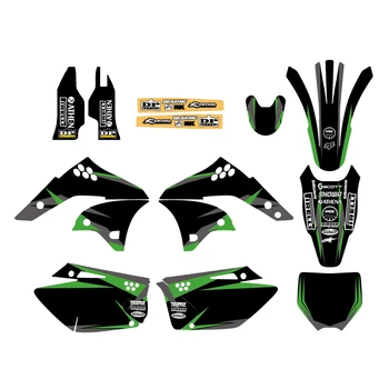

GRAPHICS & BACKGROUND DECALS STICKER Kits for Kawasaki KX250F KXF250 2006 2007 2008 KX 250F KXF 250