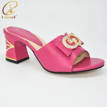 

New Fashion Nigerian Women Party Pumps High Heels Women Luxury 2020 Rhinestone Wedding Party Shoes Wedding Shoes