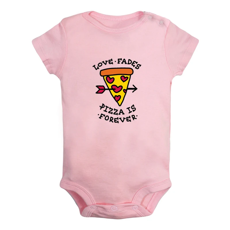 JcBaby2316PD Одежда для новорожденных мальчиков и девочек с принтом «Love Fades», «Pizza is Forever», «Pineapple», «WiFi», комбинезон с принтом, боди для младенцев, комплекты одежды из хлопка - Цвет: JcBaby2316PD