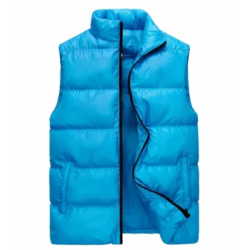 

The new 2019 fall down vests men leisure trend with thick warm vest