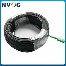 SM, 2C, GJYXCH SC/APC 100 м FTTH патч-корд открытый 2 ядра SCAPC дуплексный FTTH Drop патч-кабель SC/APC SM/DX G657A1 волоконный джемпер