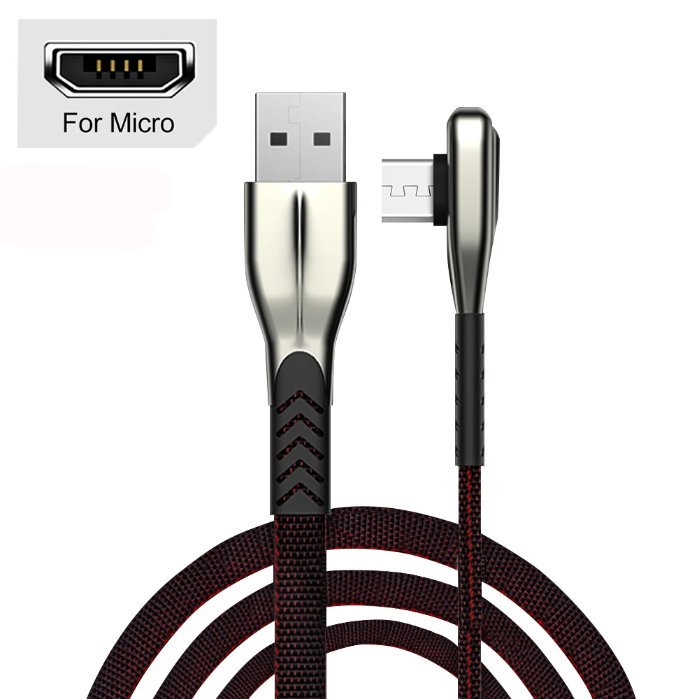 3а usb type C Micro USB кабель для быстрой зарядки USB C кабель для передачи данных зарядное устройство для телефона samsung S9 S8 Note 9 8 для huawei P20 type-C кабель - Цвет: For Micro Black