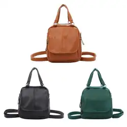 Женские сумки на плечо кожаные рюкзаки многофункциональные модные водонепроницаемые дорожные сумки на плечо для девочек-подростков