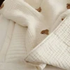 MILANCEL Ins Hot Newborn Baby Blanket Korean Bear Embroidery Kids Sleeping Blanket Cotton Bedding Accessories 5