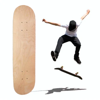 

Unisex Blank Skateboard Decks Double Concave Skateboards Natural Skate Deck Board Skateboards Deck Wood Maple Longboard 8-Layers