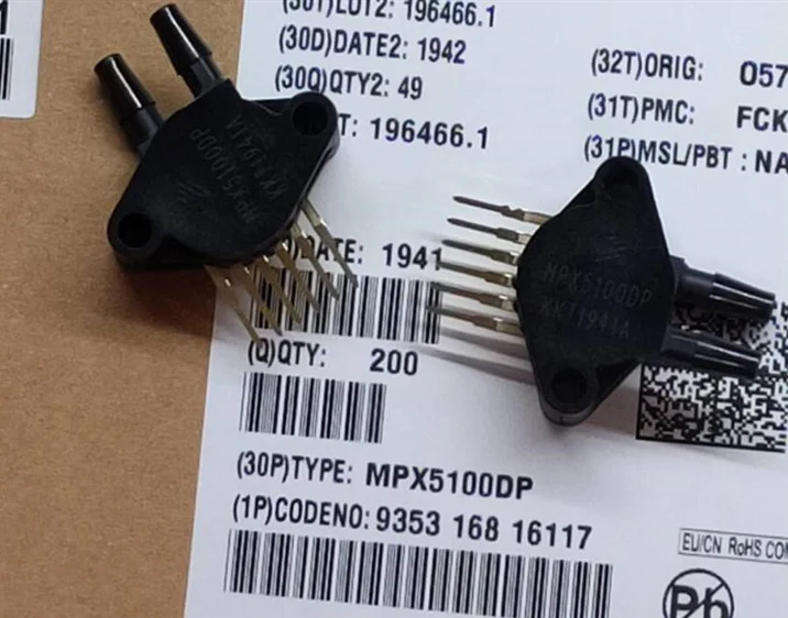 10pcs/lot New and original MPX5100DP MPX5100D MPX5100 Pressure Sensor 14.5 PSI 100 kPa 6-SIP Module | Электронные компоненты и