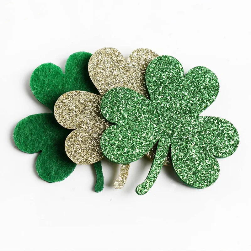 

2019 New Style DIY Hair Accessories St. Patrick's Clover PCs Baby Headdress Festival Decorations AliExpress