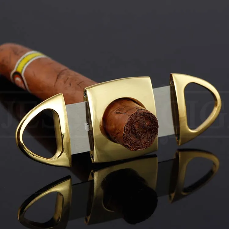 Кусачки COHIBA металлический Карманный Каттер для сигар острое лезвие из нержавеющей стали сигары срезанные портативные уличные Роскошные Zigarren приспособления для резки