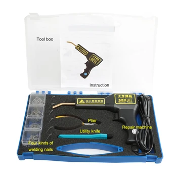 

50W Hot Stapler Plastic Welding Machine Car Bumper Repair Kit Welding Repairing Machine Welder Gun Car Repair Tool EU Plug