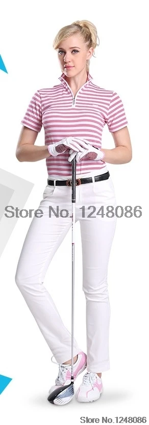 Pgm штаны для гольфа, спортивная одежда, женские тонкие обтягивающие брюки-карандаш, теннисные гольфы, Женские Дышащие длинные брюки XS~ XL AA51869